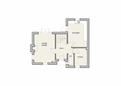 Cuckoo Hill, plot 5, ground floor